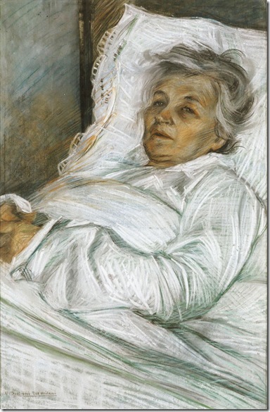 Umberto Boccioni -La madre malata, 1908