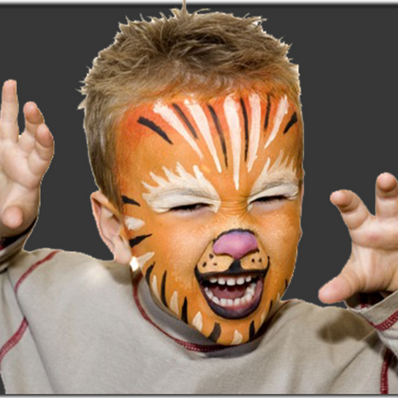 Ideas para hacer un maquillaje infantil de tigre