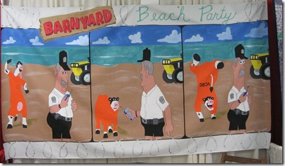 barnyard beach party
