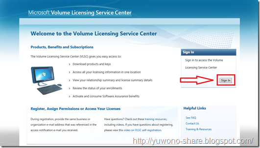 Microsoft Volume Licensing Service Centre 1