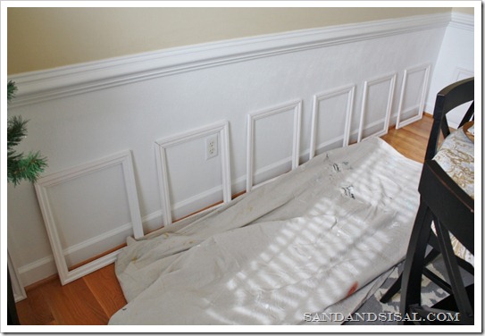 Picture frame wainscoting