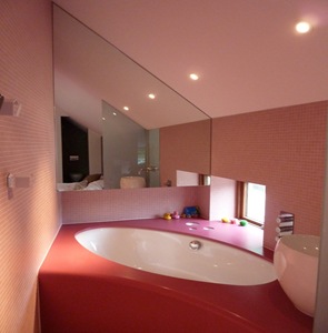 azulejos de baño color rosa azulejos de baño color rosa