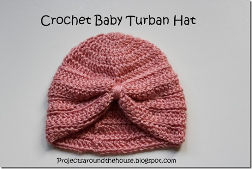 crochet baby turban