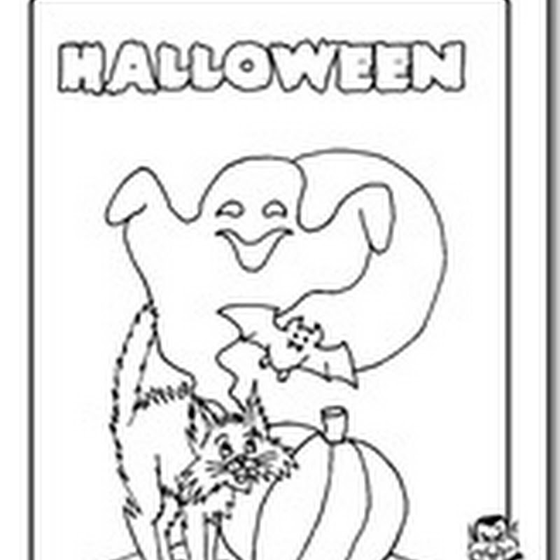 colorear Halloween, Dora, Garfield, Fantasmas