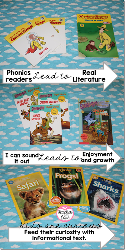 Kids are curious about the world- teach them to read by capitalizing on what they love