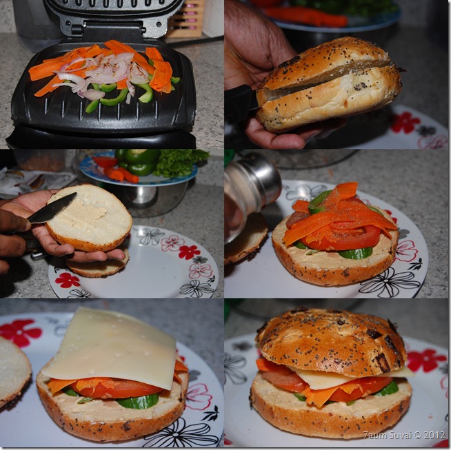 Sandwich arrangement