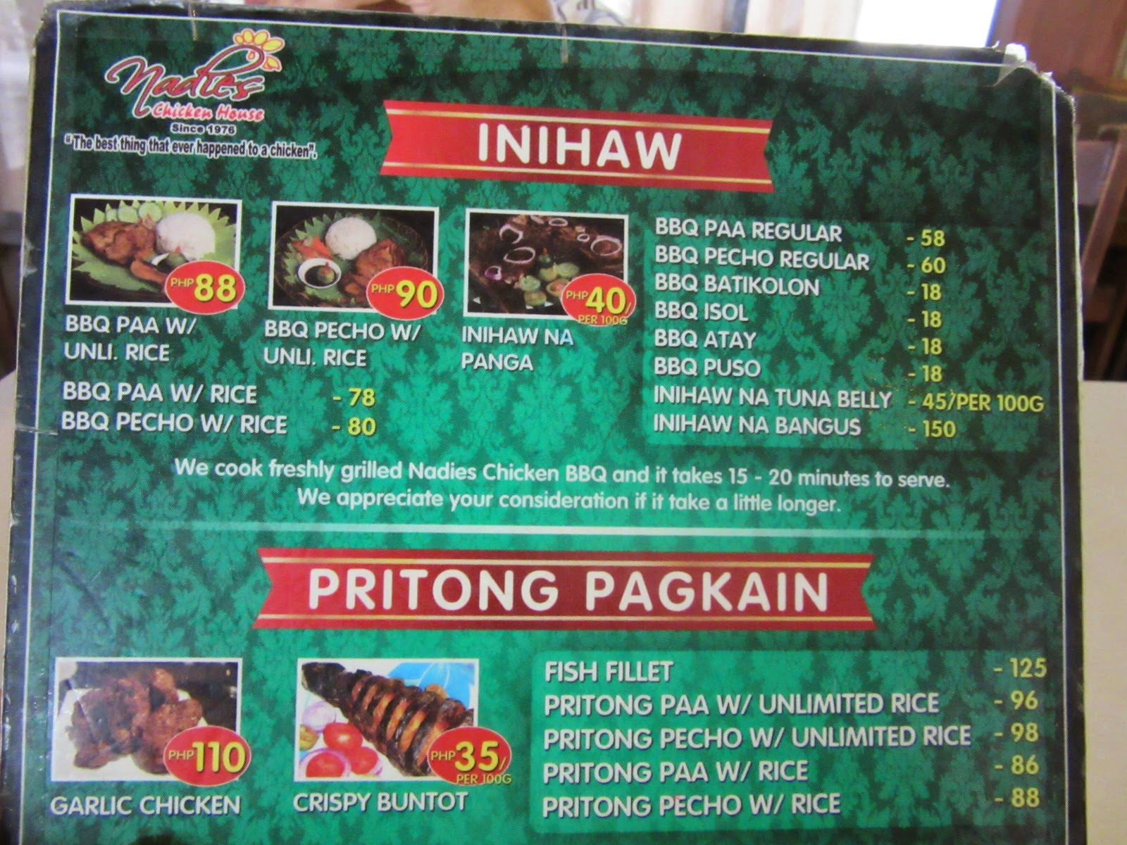 My Culinary Adventure Nadies Chicken House (GENSAN)