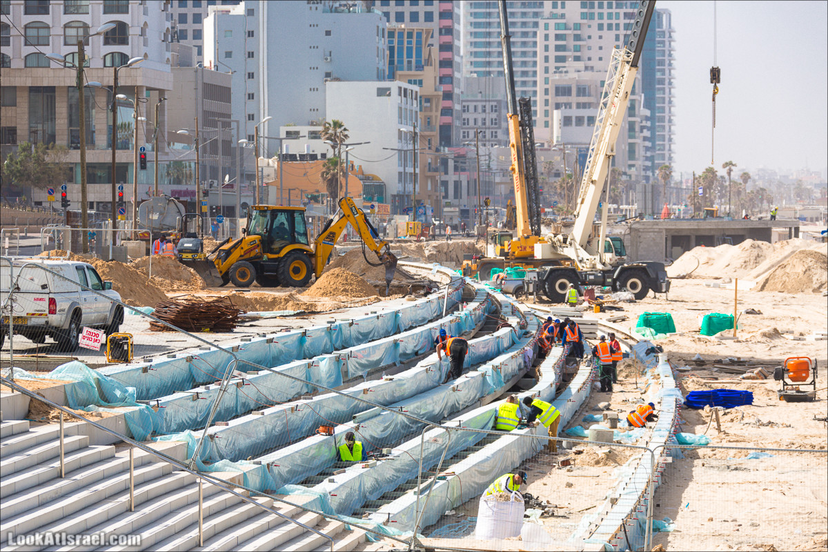 Обновление тель авивской набережной | LookAtIsrael.com - Фото путешествия по Израилю