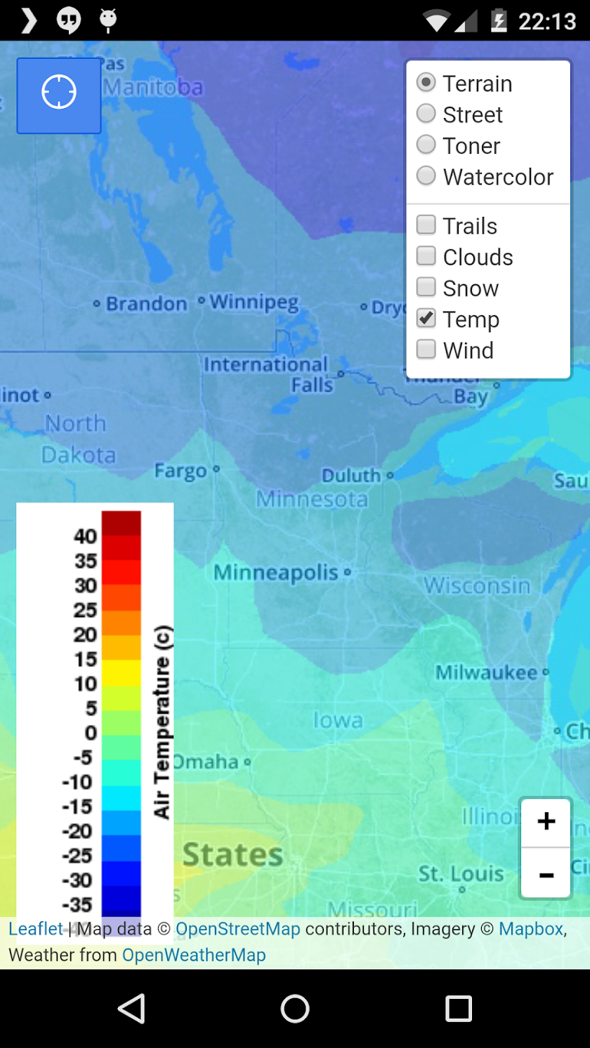 MN Snowmobile Trails Screen 2