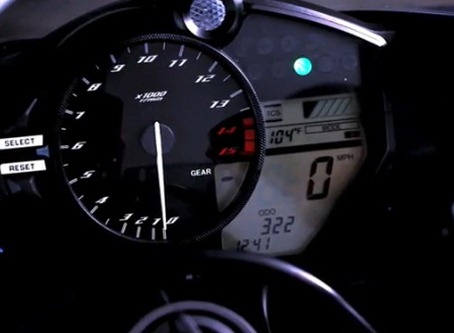 YZF-R1 2012 new looks panel instrument