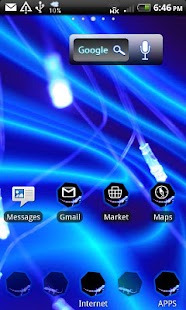 How to mod ArteLauncherTheme neon BLUE patch 1.0.0 apk for bluestacks