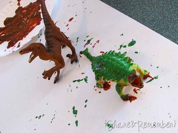 Painting with Dinosaurs