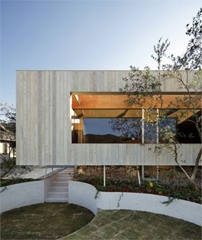 Fachada moderna de madera para casa Fachada moderna de madera para casa