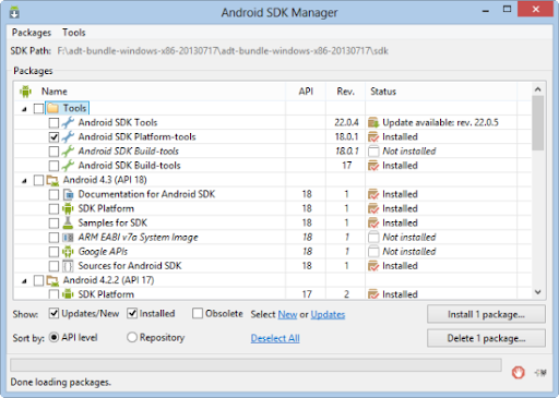 android sdk fastboot