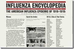 Influenza Encyclopedia of 1918-1919 Website