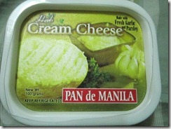 pan de manila herbed cream cheese, 240baon