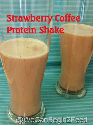 Strawberry Coffee Protein Shake