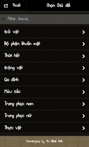 Chinese Vietnamese Vocabulary