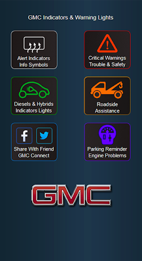 GMC Cars Indicators Lights