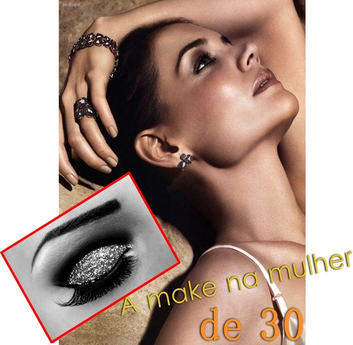 Katie Holmes para campanha H. Stern Maquiagem aos 30 anos