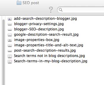 Image Names for SEO