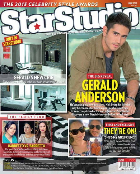 Gerald Anderson on StarStudio June 2013 cover