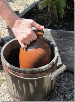 Filling water jug