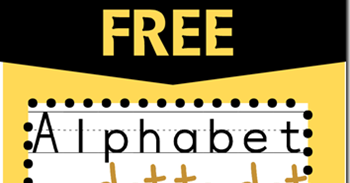 Alphabet Dot to Dot Worksheets