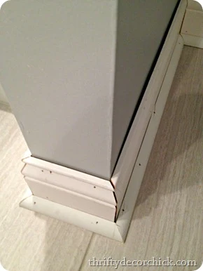 thick baseboards