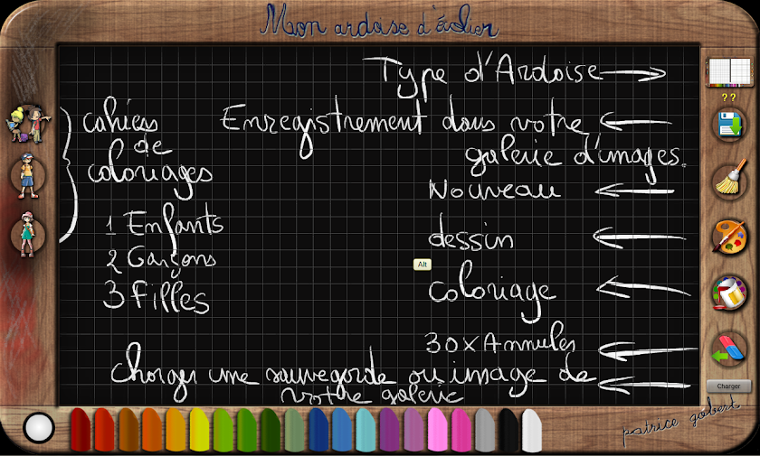 Coloring and Drawings Screen 3