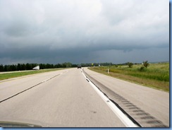 4868 Michigan - near Kinross, MI - I-75 - stormy skies