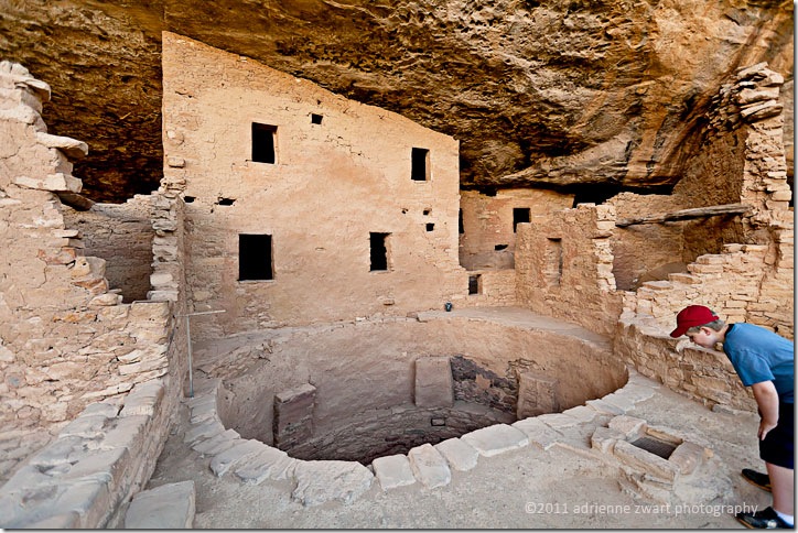 Spruce Tree House cliff dwelling at Mesa Verde National Park - adrienneinohio.blogspot.com