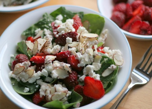 strawberry spinach salad 2