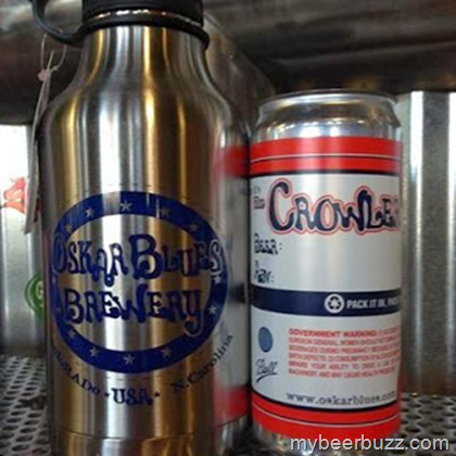 Oskar Blues Introduces 32oz âCrowlerâ Growler Can ~ mybeerbuzz.com ... | Web + Mail Crowler  