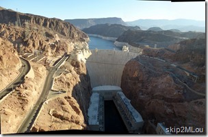 Oct 26, 2013: Hoover Dam from the new bridge
