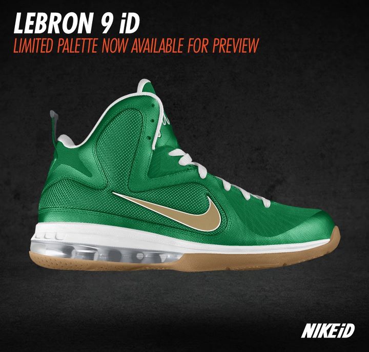 Nike LeBron 9 iD Update: Limited Palette Option Preview | NIKE LEBRON ...