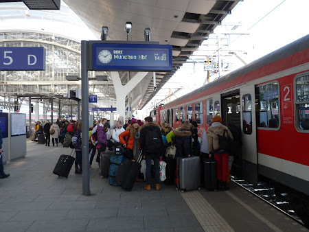 Cale ferata Germania: Trenul Munchen - Salzburg