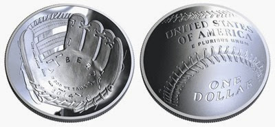 2014 Baseball Hall of Fame Silver Dollar