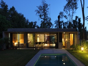 Fachada fachada moderna casa de hormigon