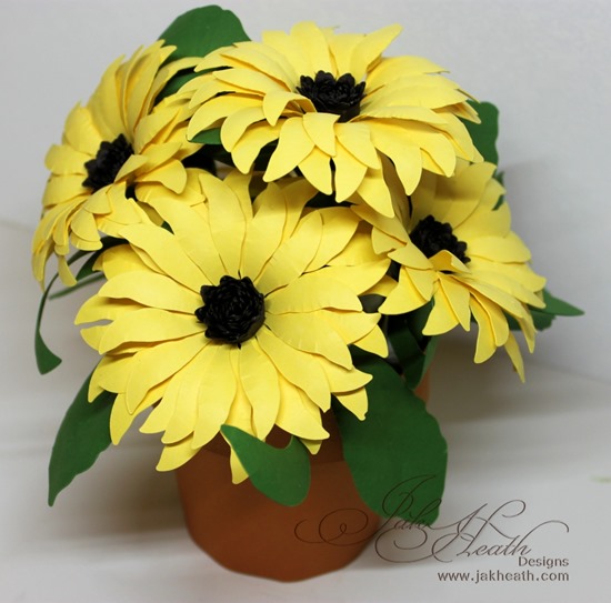 Sunflower pot2
