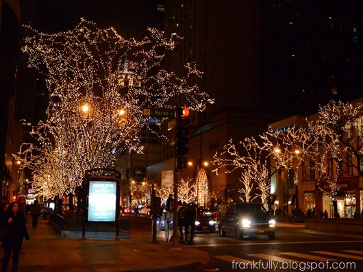 lights on Michigan Avenue