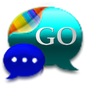 GO SMS Cyan Cobalt Theme.apk 1.3