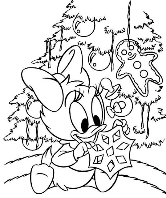 Dibujos Navidad Disney Para Colorear