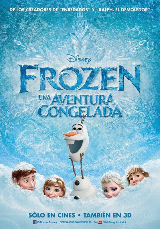 * Frozen, una aventura congelada: Poster latino Argentina, afiche ...