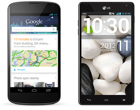 LG Nexus 4 and Optimus G Philippines