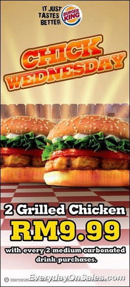 Burger-King-Chick-Wednesday-2011-EverydayOnSales-Warehouse-Sale-Promotion-Deal-Discount