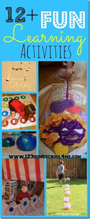 12+ Hands on FUN learning activities for homeschoolers 12+ Hands on FUN learning activities for homeschoolers