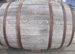 Plymouth Mayflower 8.13 wooden cask