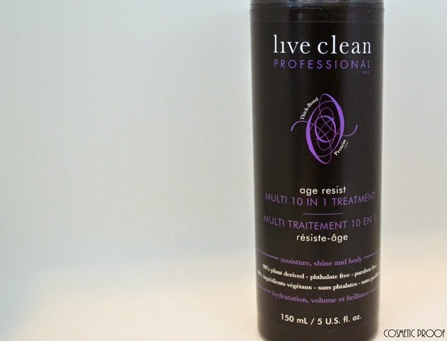 Live Clean Age Resist Multi 10 in 1 Treatment Review
