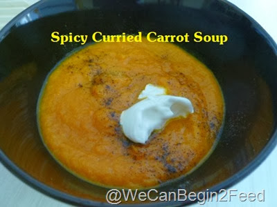 Spicy Curried Carrot Soup